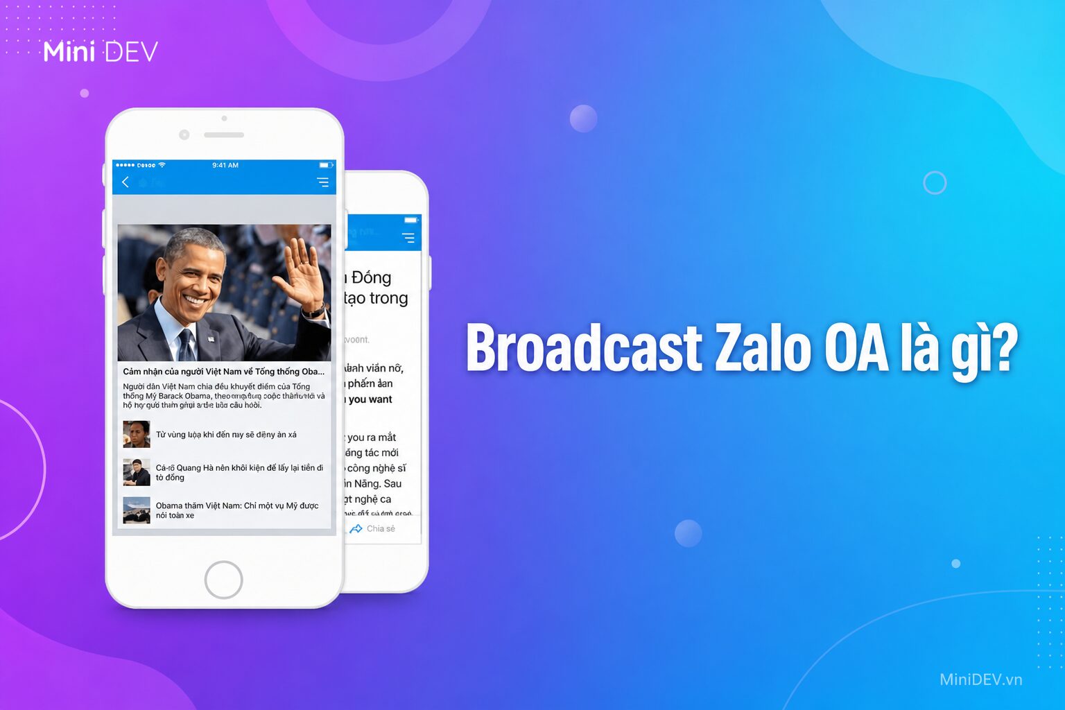 Broadcast Zalo OA là gì và cách hoạt động trên Zalo Official Account