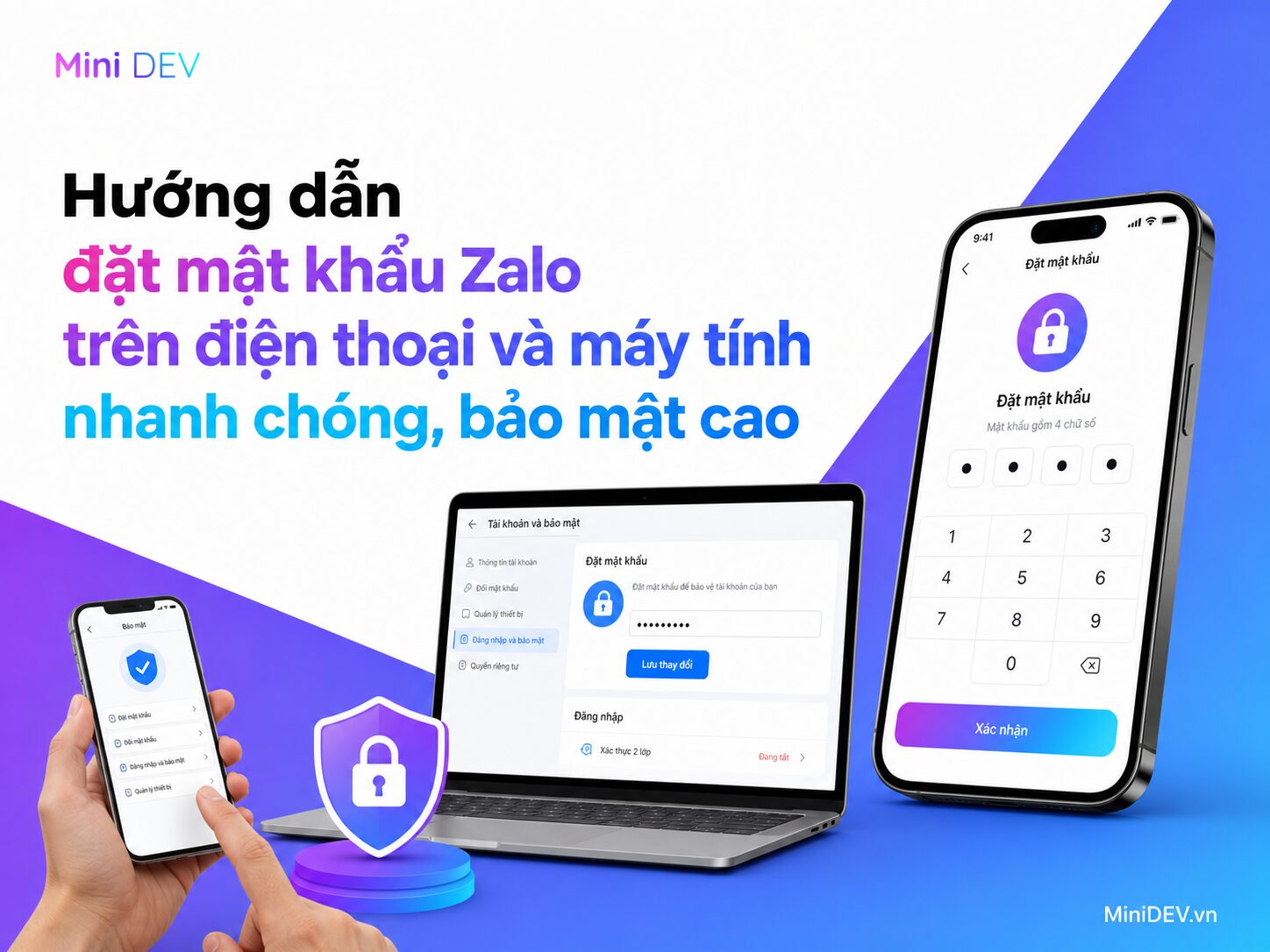 cach cai mat khau zalo tren dien thoai va may tinh an toan
