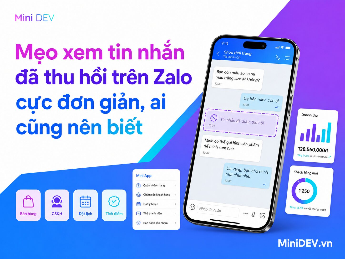 cach doc tin nhan da thu hoi tren zalo khong phai ai cung biet