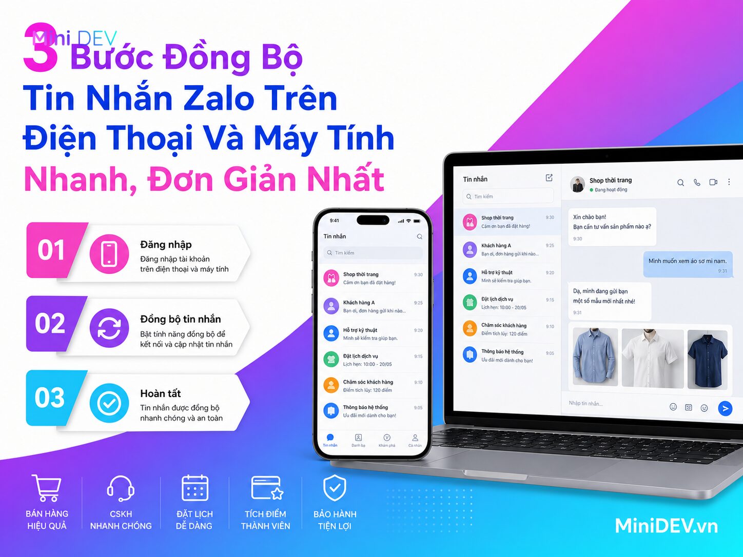 cach dong bo tin nhan zalo tren dien thoai may tinh chi 3 buoc