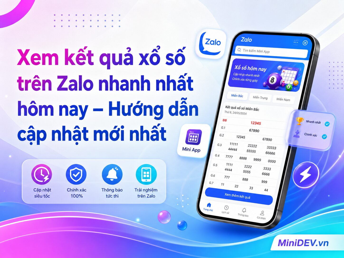 cach xem ket qua xo so tren zalo moi nhat cap nhat hom nay