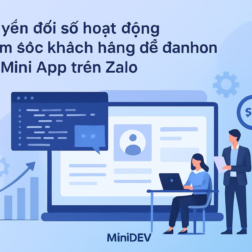 chuyen doi so hoat dong cham soc khach hang de dang hon voi mini app tren zalo