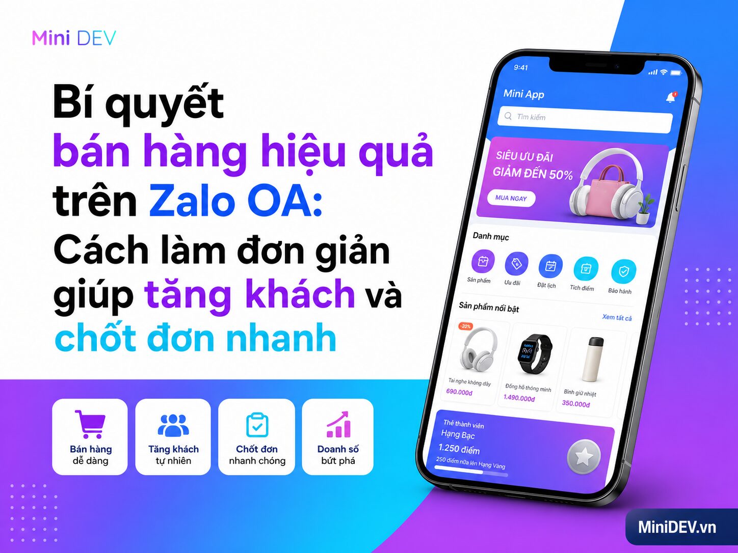 huong dan cach ban hang tren zalo oa hieu qua