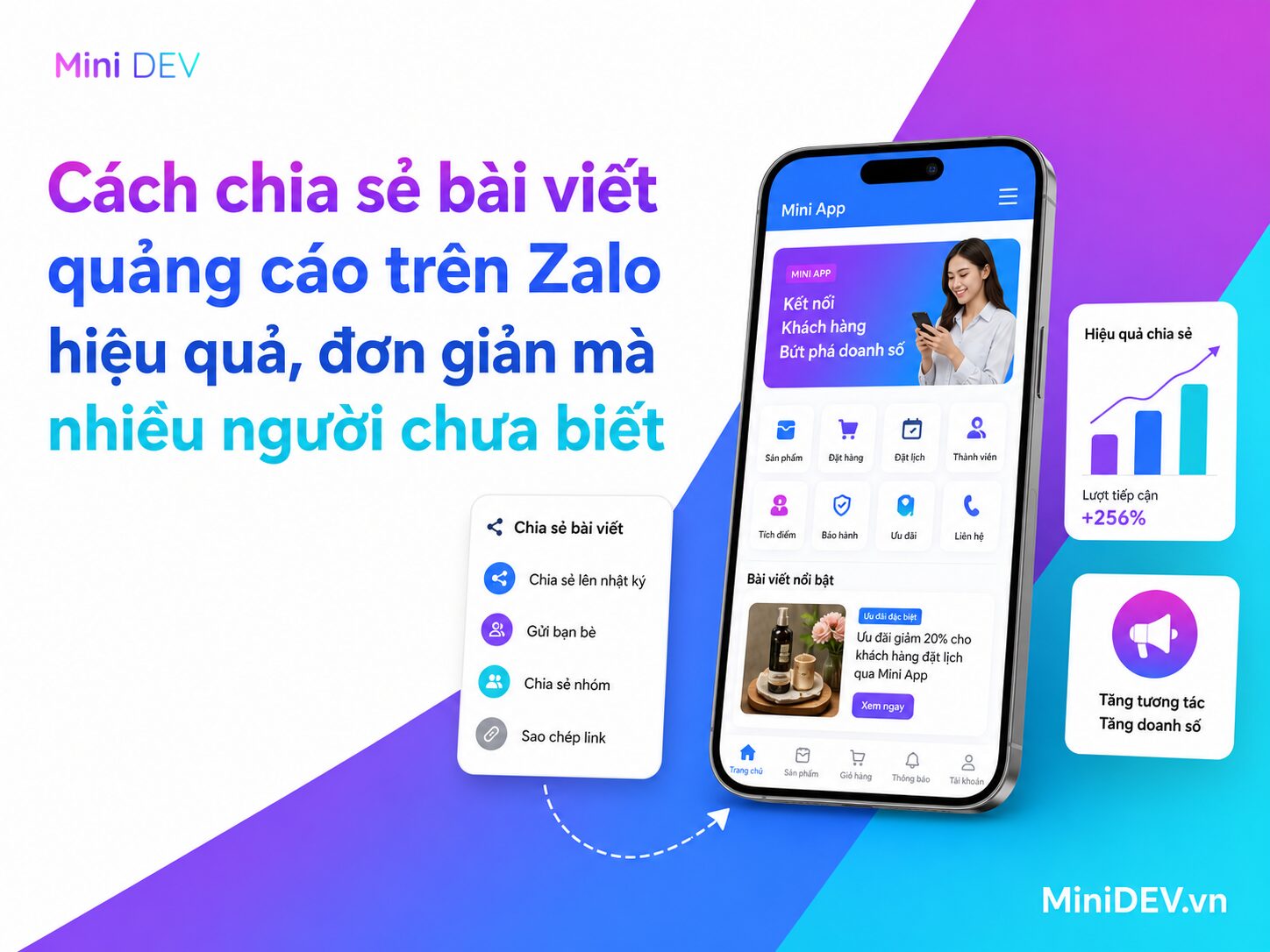 huong dan cach chia se bai viet quang cao tren zalo khong phai ai cung biet 3