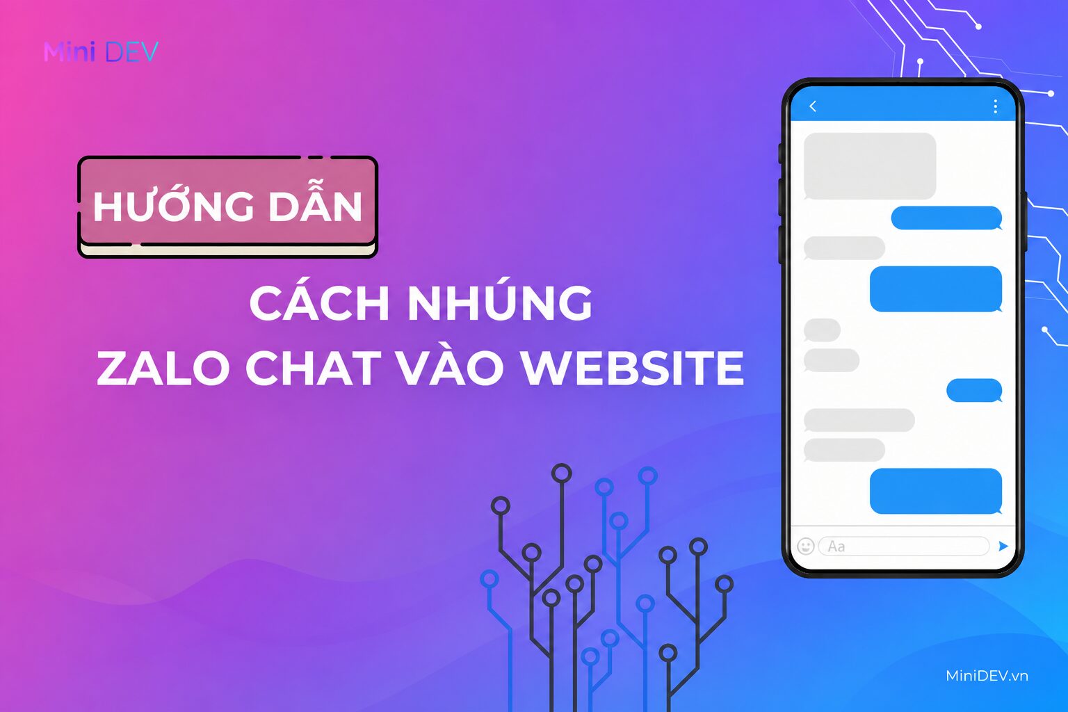 Hướng dẫn nhúng Zalo chat vào website