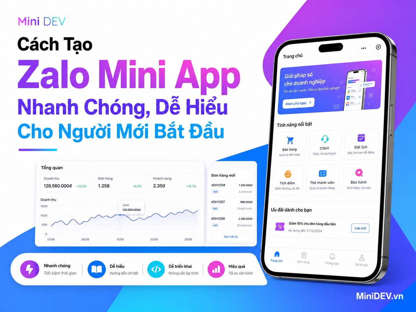huong dan tao zalo mini app nhanh va de hieu nhat
