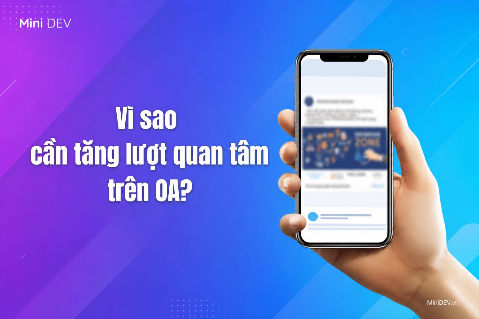 Lợi ích khi tăng lượt quan tâm trên Zalo OA cho doanh nghiệp
