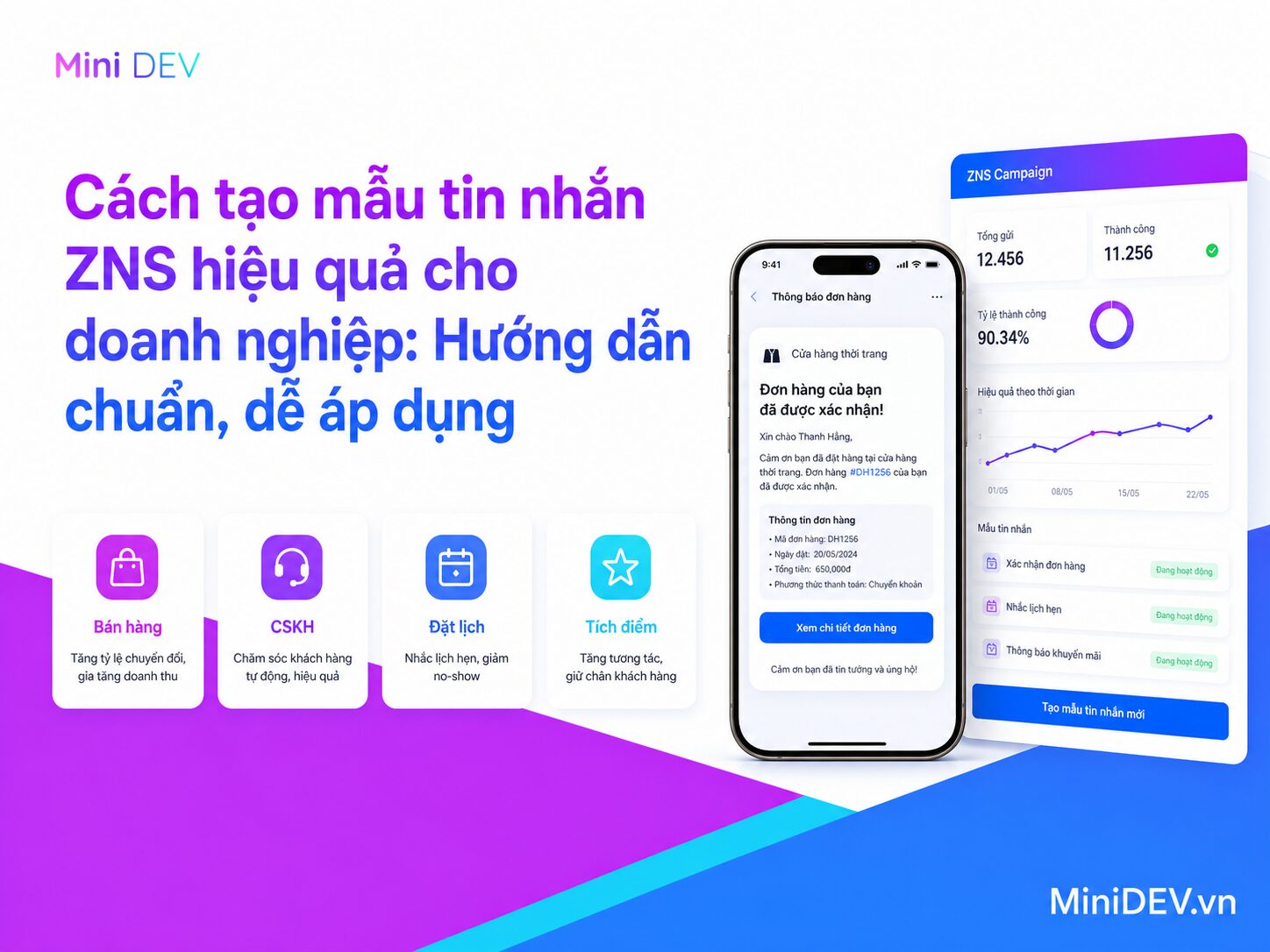mau tin nhan zns cach tao mau tin nhan zns danh cho doanh nghiep