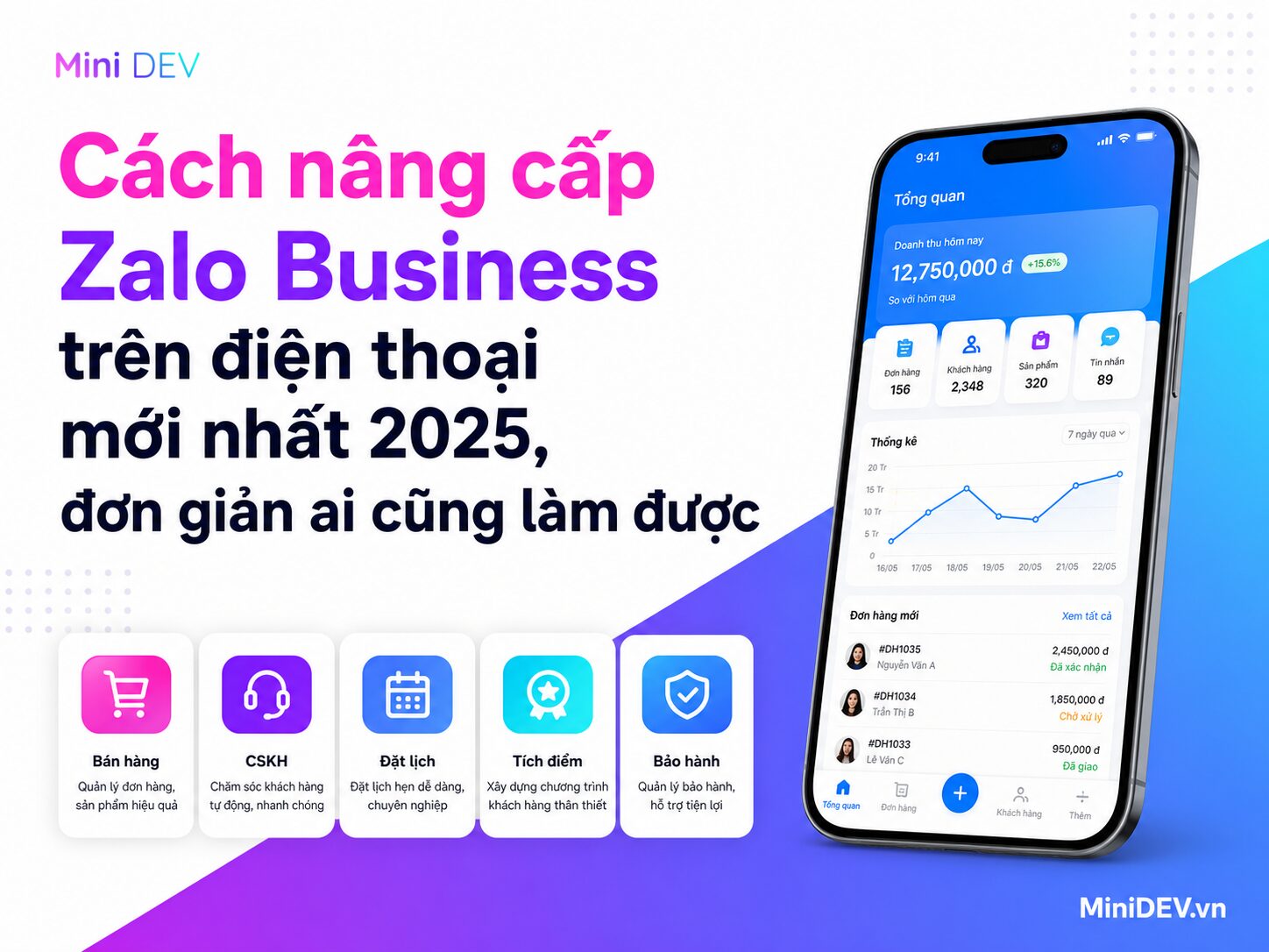 nang cap zalo business tren dien thoai don gian va moi nhat 2025