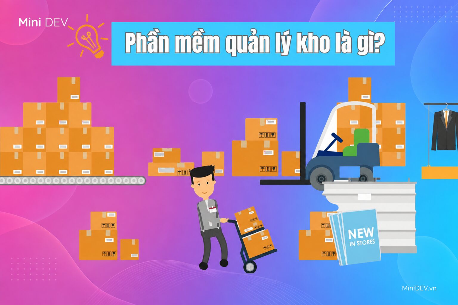 Phần mềm quản lý kho giúp theo dõi hàng hóa và tồn kho