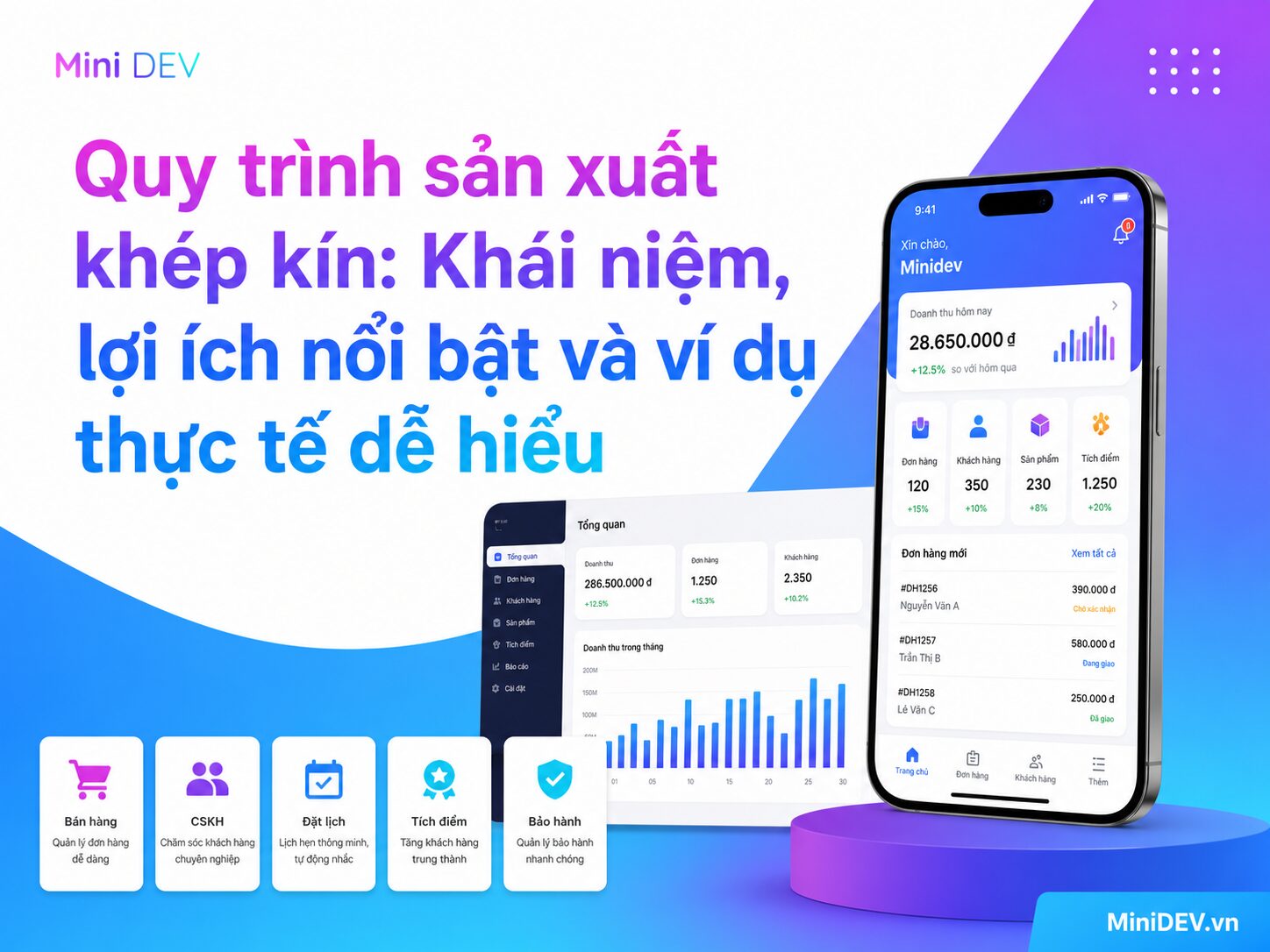 quy trinh san xuat khep kin la gi loi ich va vi du