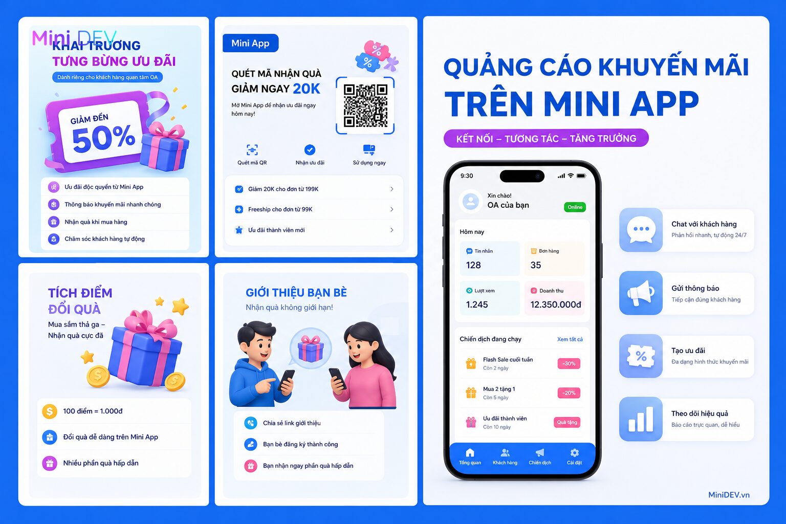Sử dụng Broadcast trên Zalo OA để gửi thông báo bán hàng và khuyến mãi