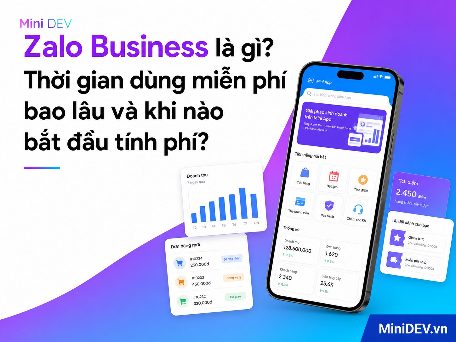 tai khoan zalo business la gi mien phi bao lau