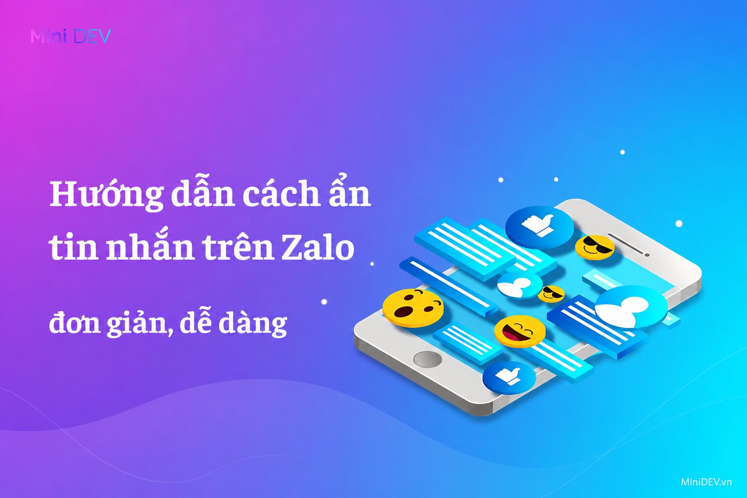 Tính năng ẩn tin nhắn trên Zalo