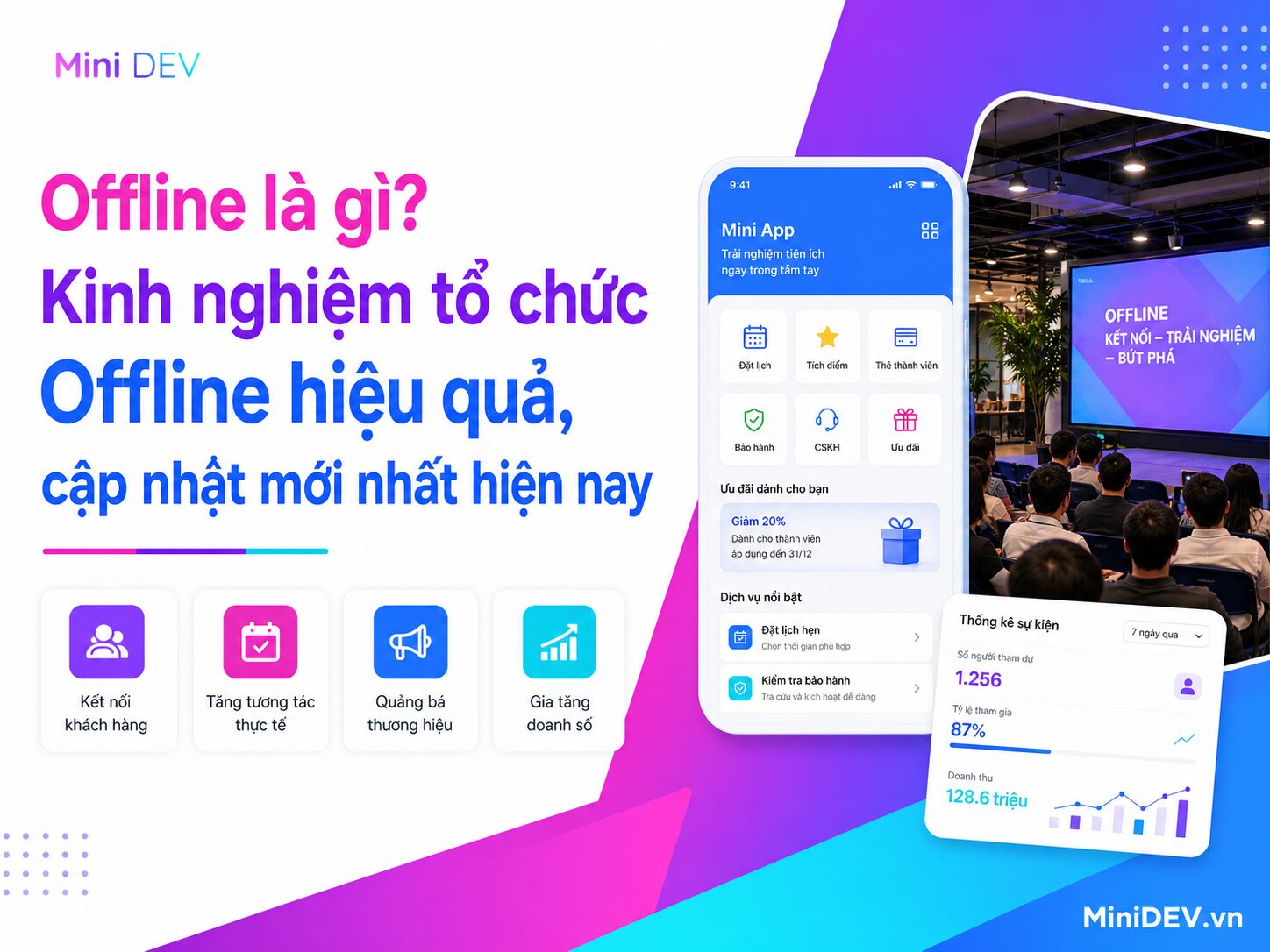 to chuc offline la gi kinh nghiem to chuc offline moi nhat