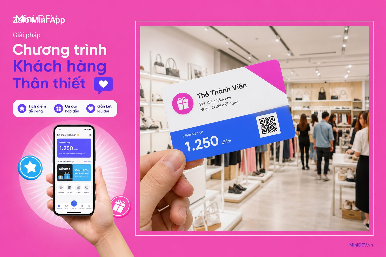 Ví dụ chương trình khách hàng thân thiết của thương hiệu